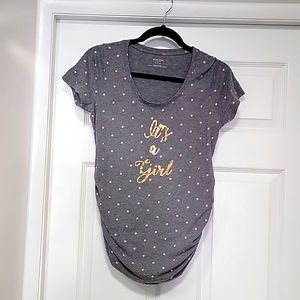 "It's a Girl" Size S Maternity shirt
